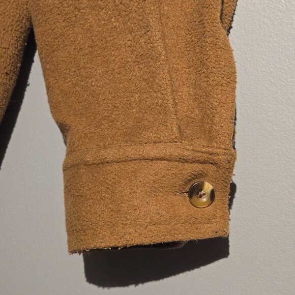 Vintage 90s a.n.a Brown Wool Blend Shacket Size XXL (fits like Men's M/L) - Picture 5 of 9